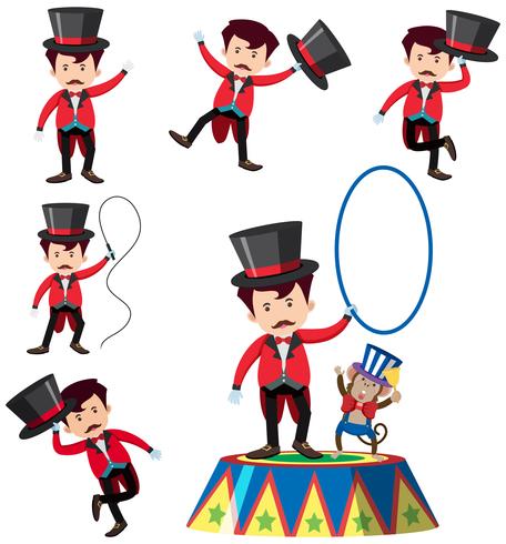 A Set of Magician Character vector