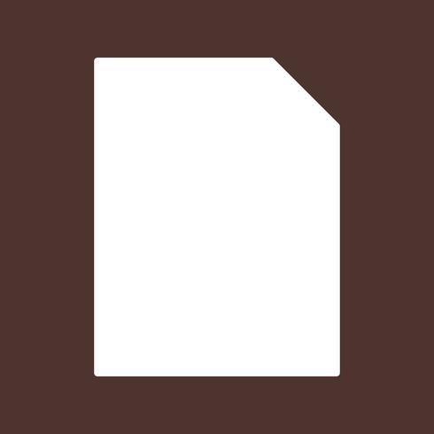 Vector Document Icon