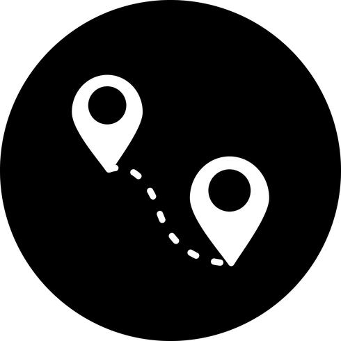 Vector Route Icon