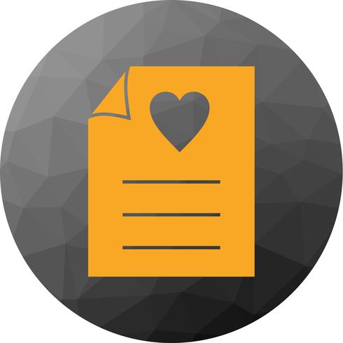 Vector Love Letter Icon