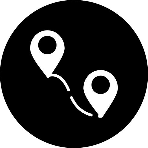 Vector Route Icon