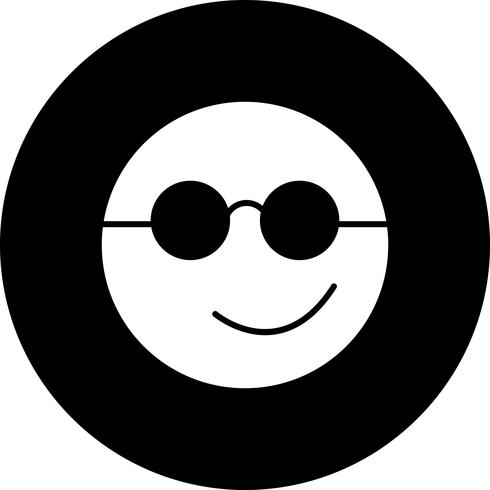 Vector Cool Emoji Icon