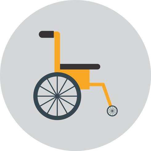 Vector Wheel chair Icon