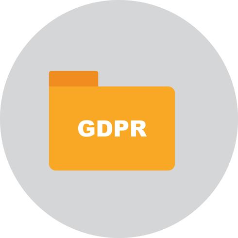 Vector GDPR Folder Icon