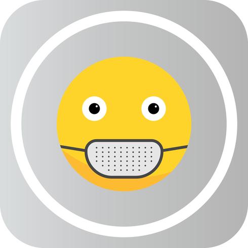 Máscara médica Vector Emoji Icon