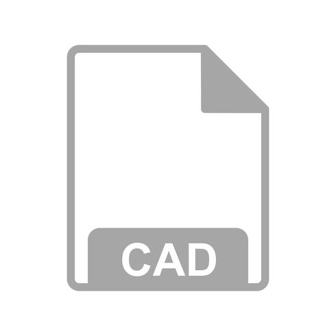 Vector icono de CAD