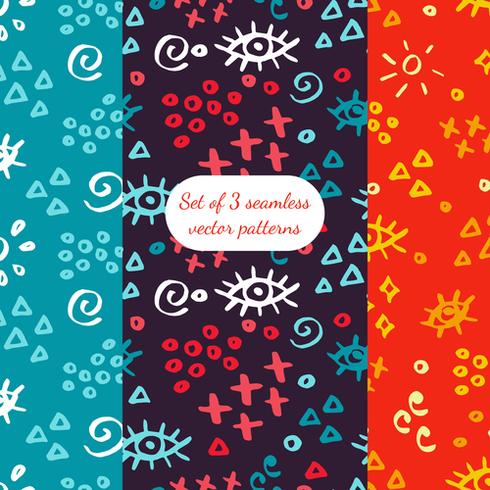 Ethnic seamless pattern vector