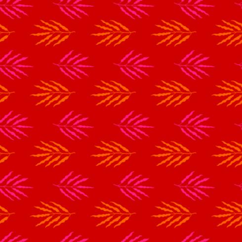 Botanical hand drawn pattern vector