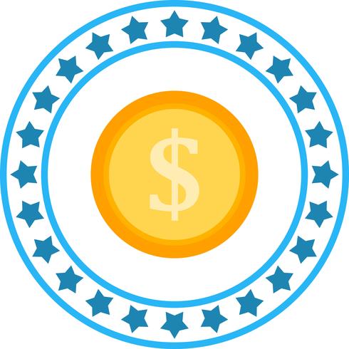  Vector Dollor Coin Icon