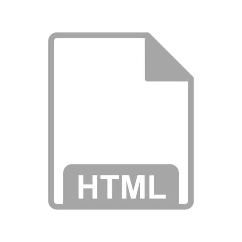 Vector HTML Icon