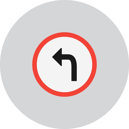 Vector Turn Left Icon