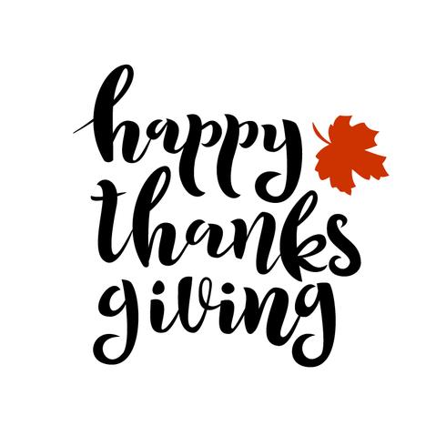 Happy Thanksgiving day card vector