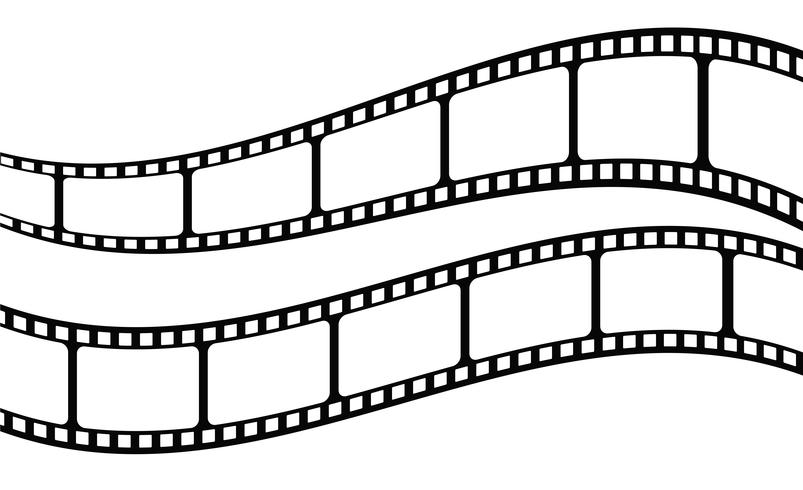 Film strip collection. Vector Isolate on white background.