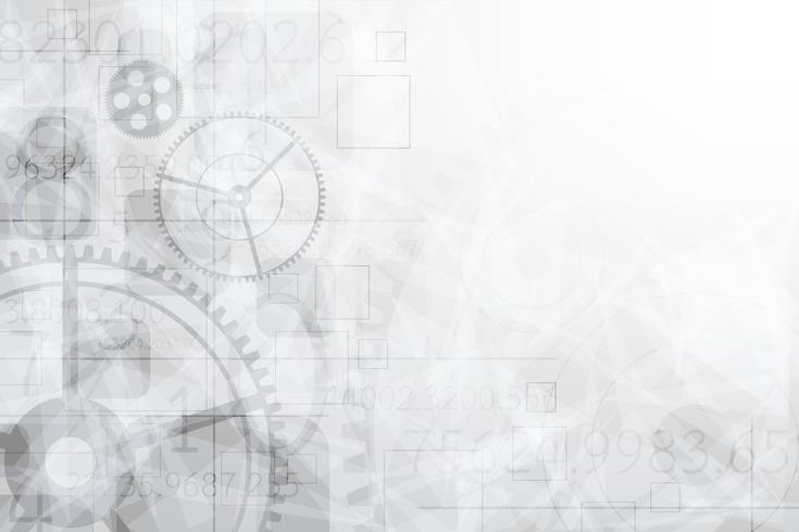 Innovation of mechanical technology. vector