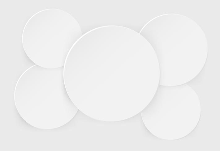 Speech bubble of spherical paper Beautifully stacked And a sleek, realistic look vector