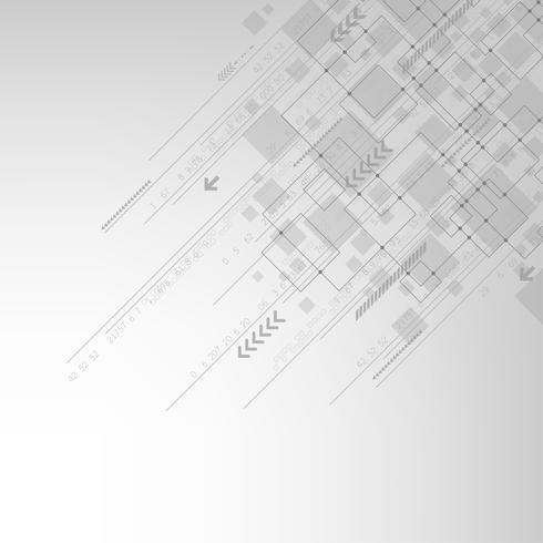 Technology in the concept of digital. vector