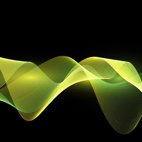 Abstract flowing lines  vector