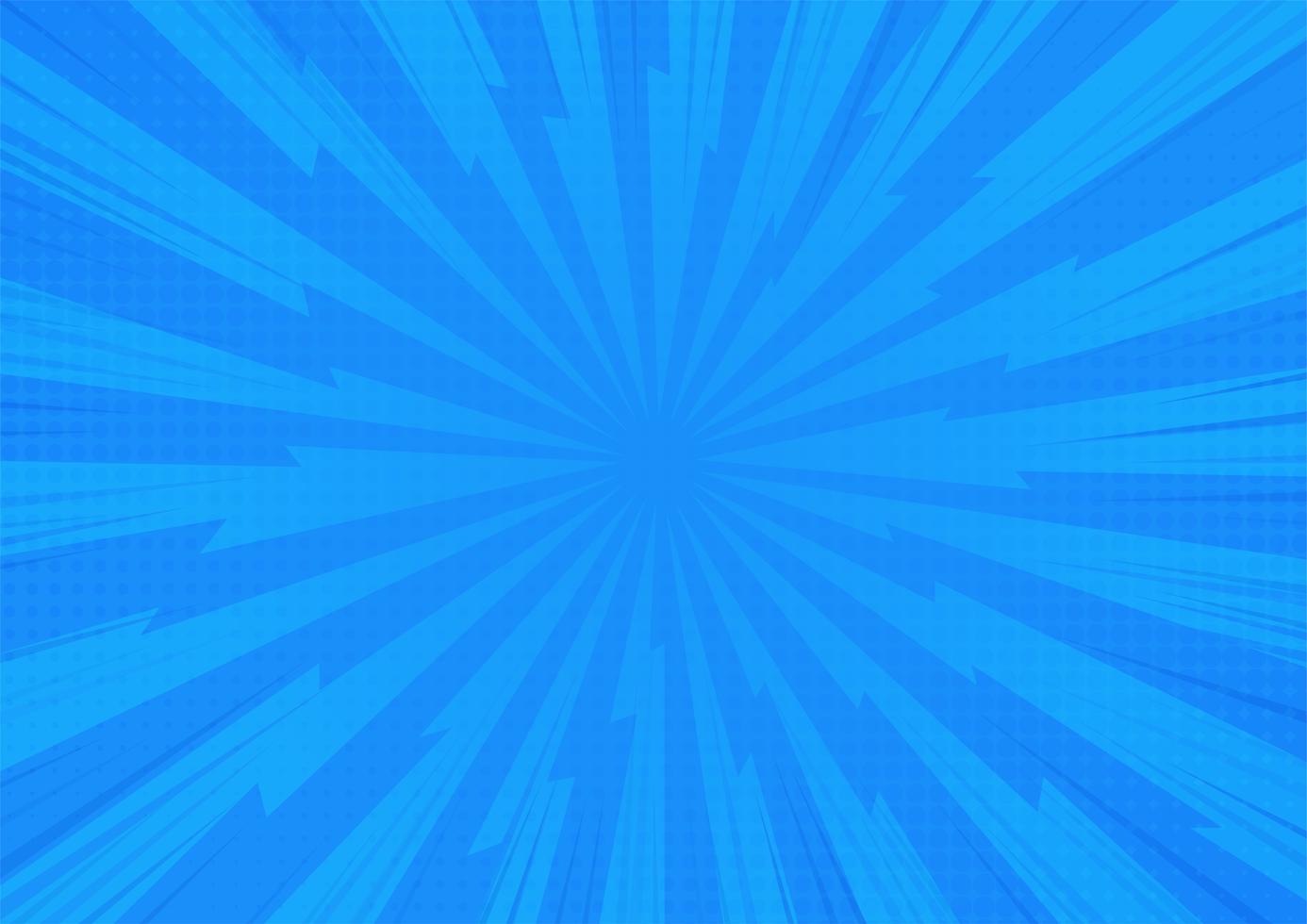 Blue Background Cartoon
 Blue Abstract ic Cartoon Sunlight Background Vector Illustration