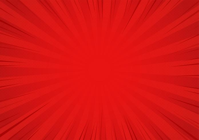 Red Comic Cartoon Background. Vector Illustration Design.