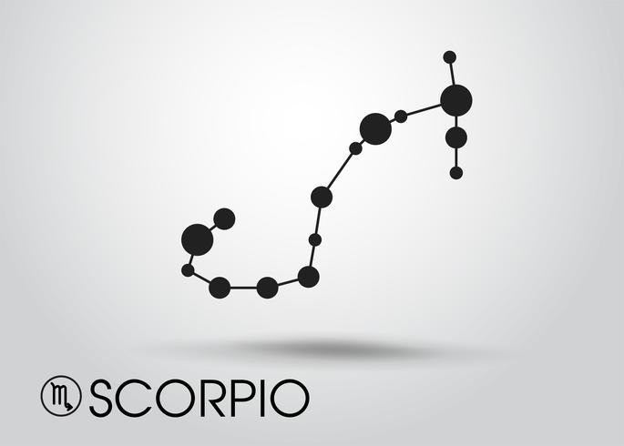 Zodiacal on gray background. vector