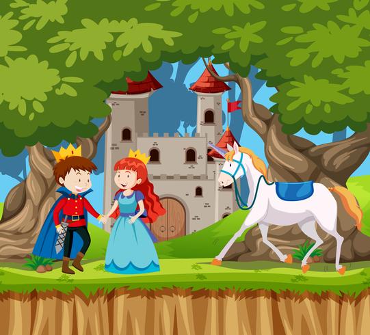 A fairy tale story vector