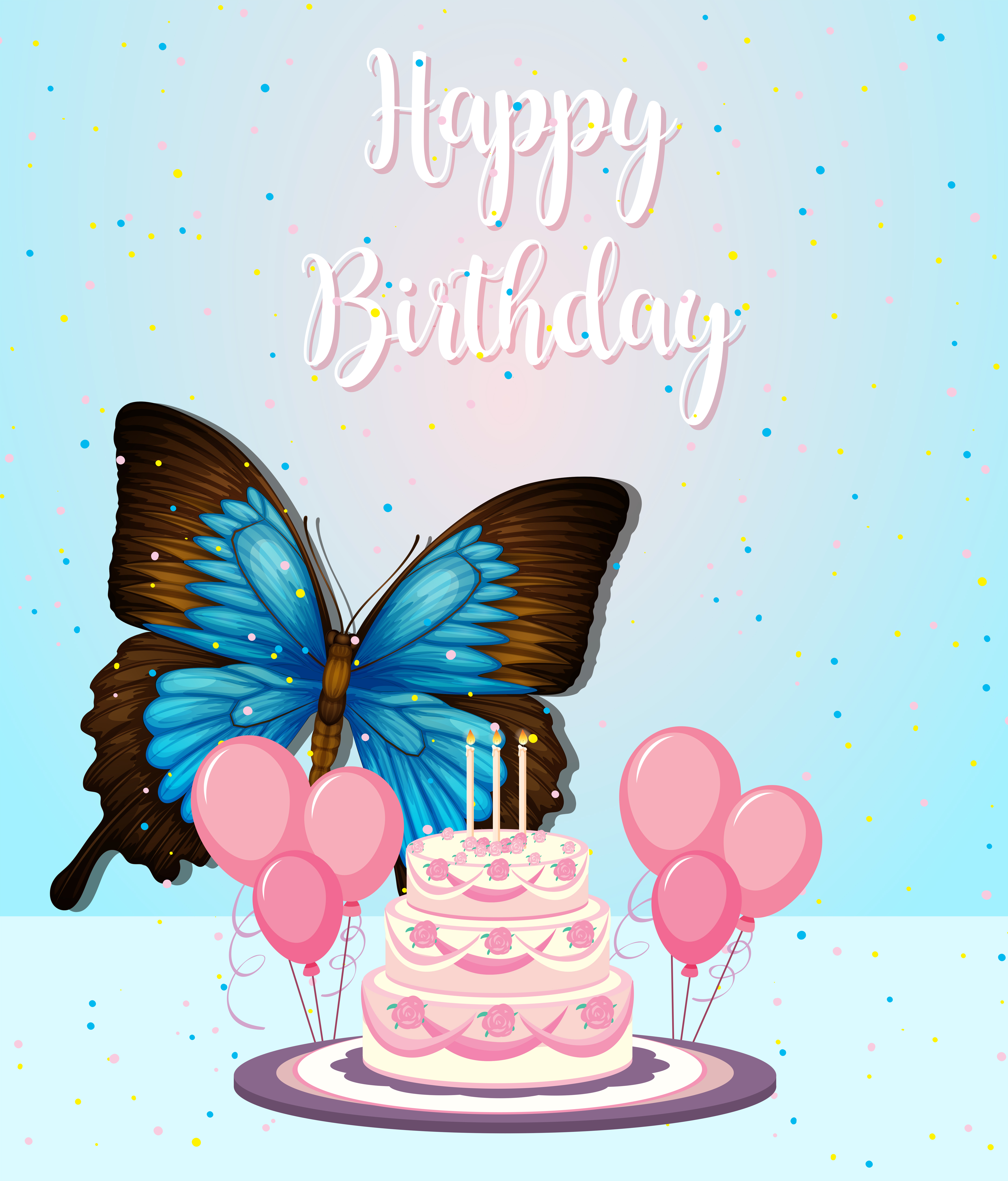 Free Free 53 Butterfly Svg Birthday SVG PNG EPS DXF File