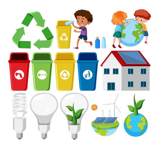 Set of recycle element vector