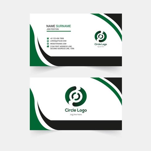 Creative Business Card Design vector