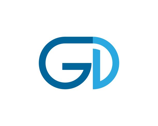 GD letter logo and symbol vector busines 595549 Vector Art at Vecteezy