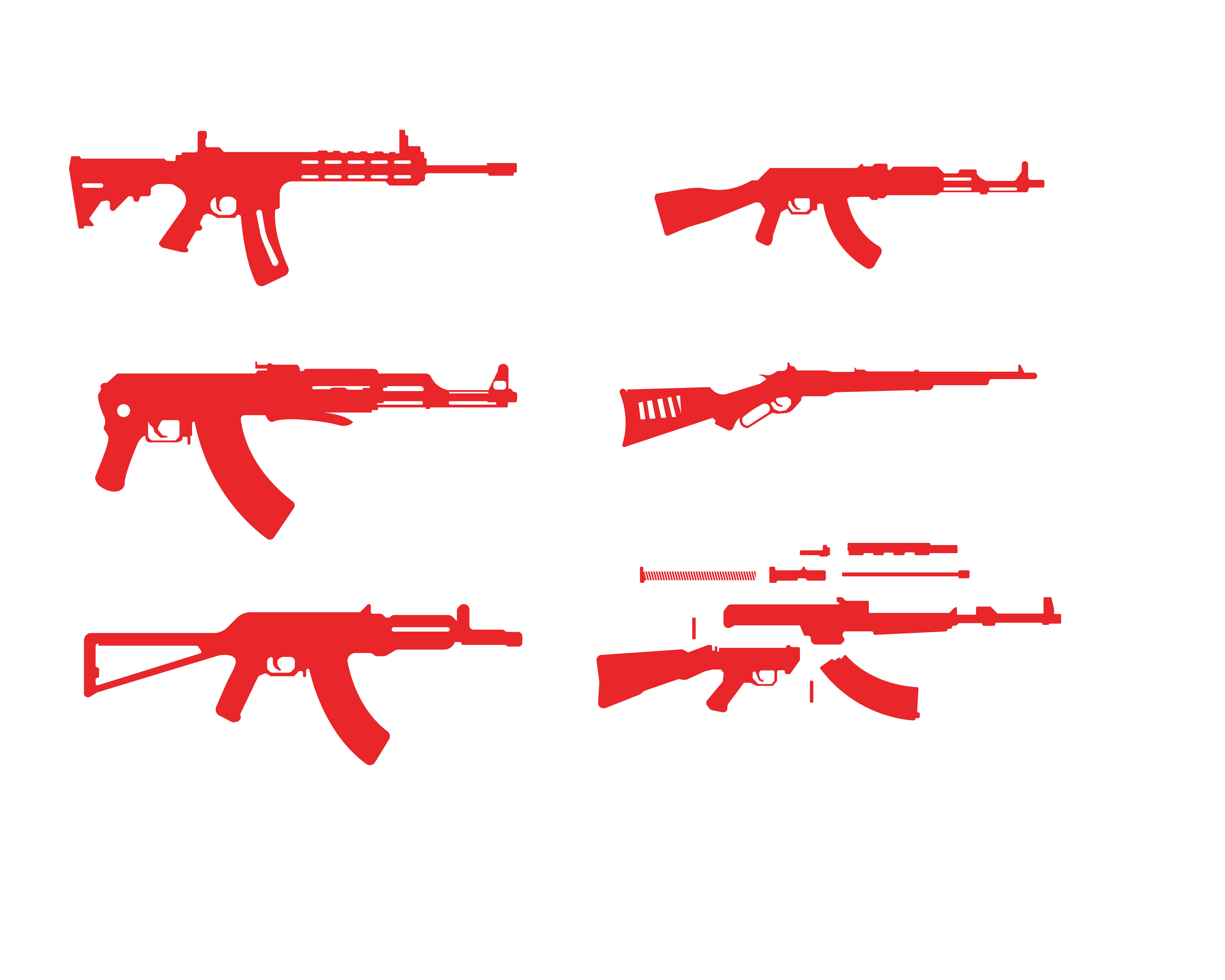 Gun vector symbol templates 595915 Vector Art at Vecteezy