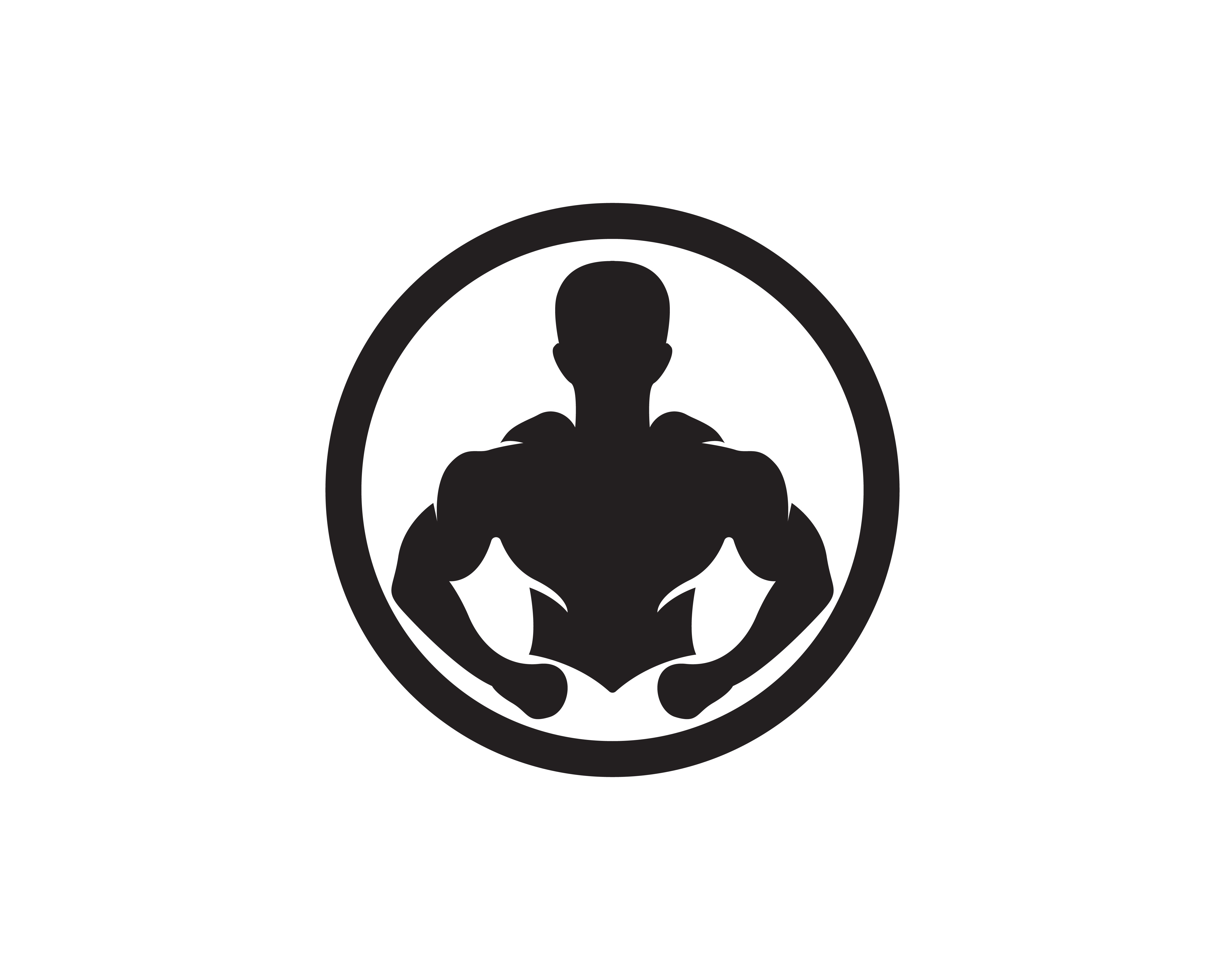 Vector object and Icons for Sport Label, Gym Badge, Fitness Logo Design ...