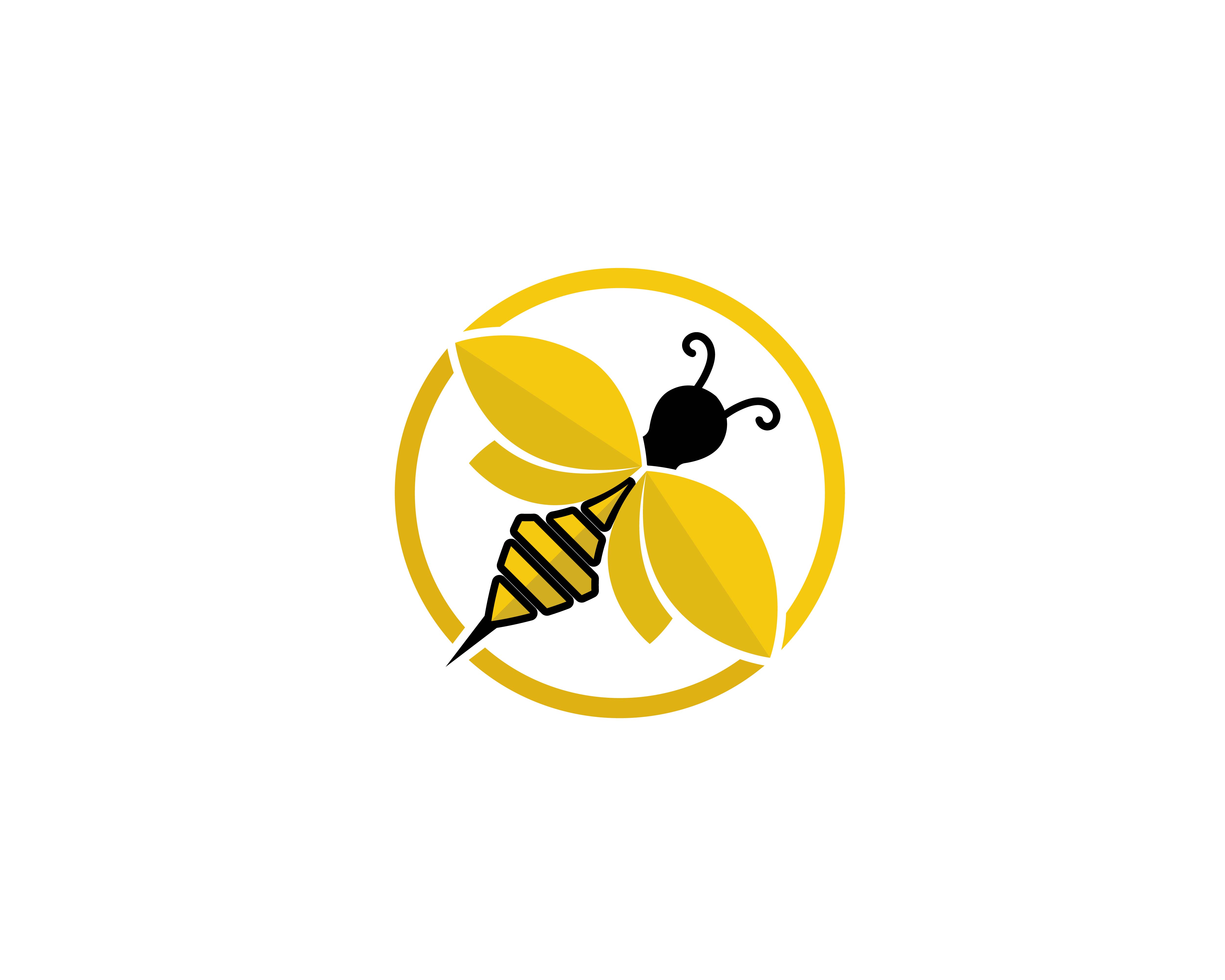 Download bee logo and symbol vector templates - Download Free ...