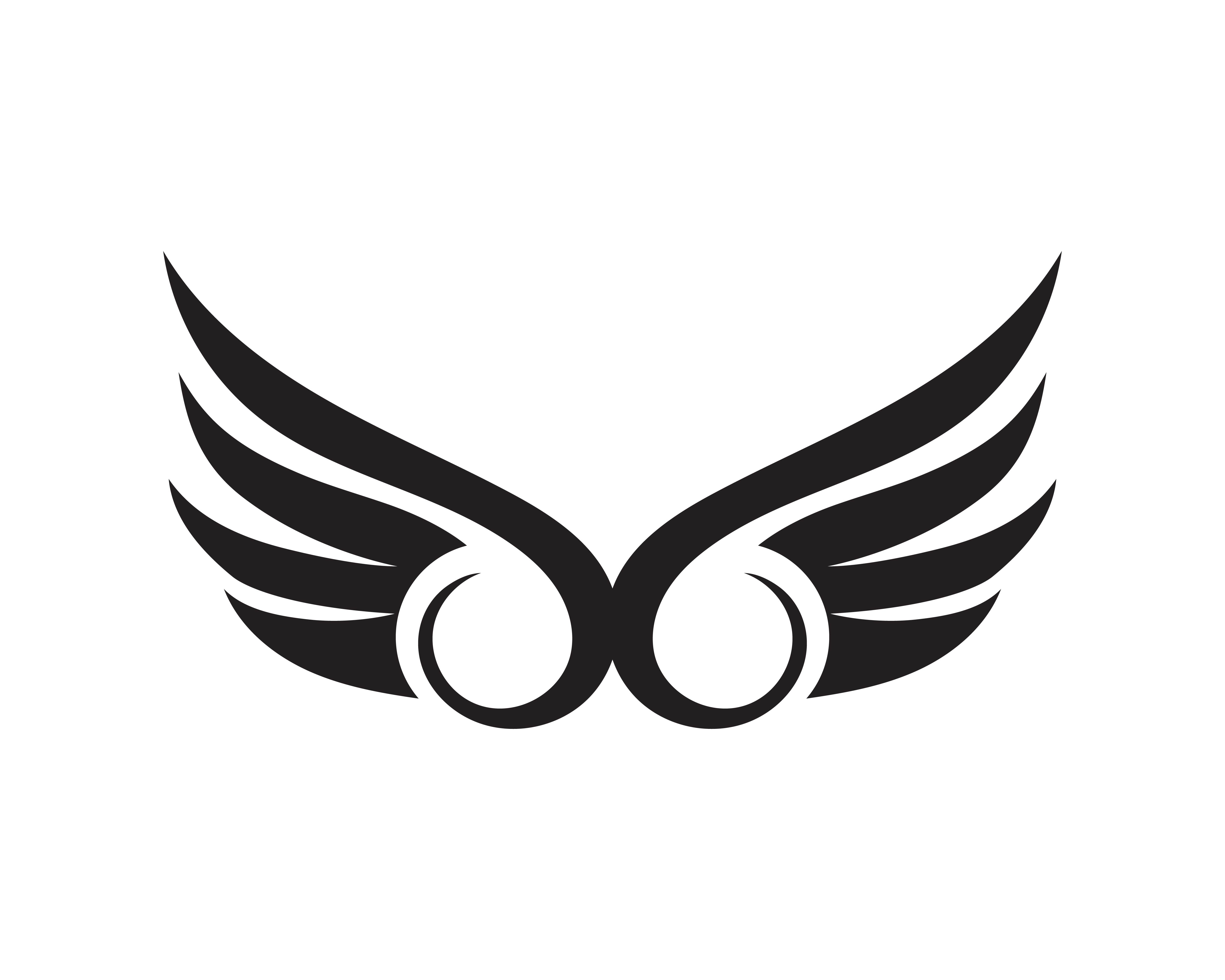 Wing logo and symbol business template 596268 Vector Art at Vecteezy