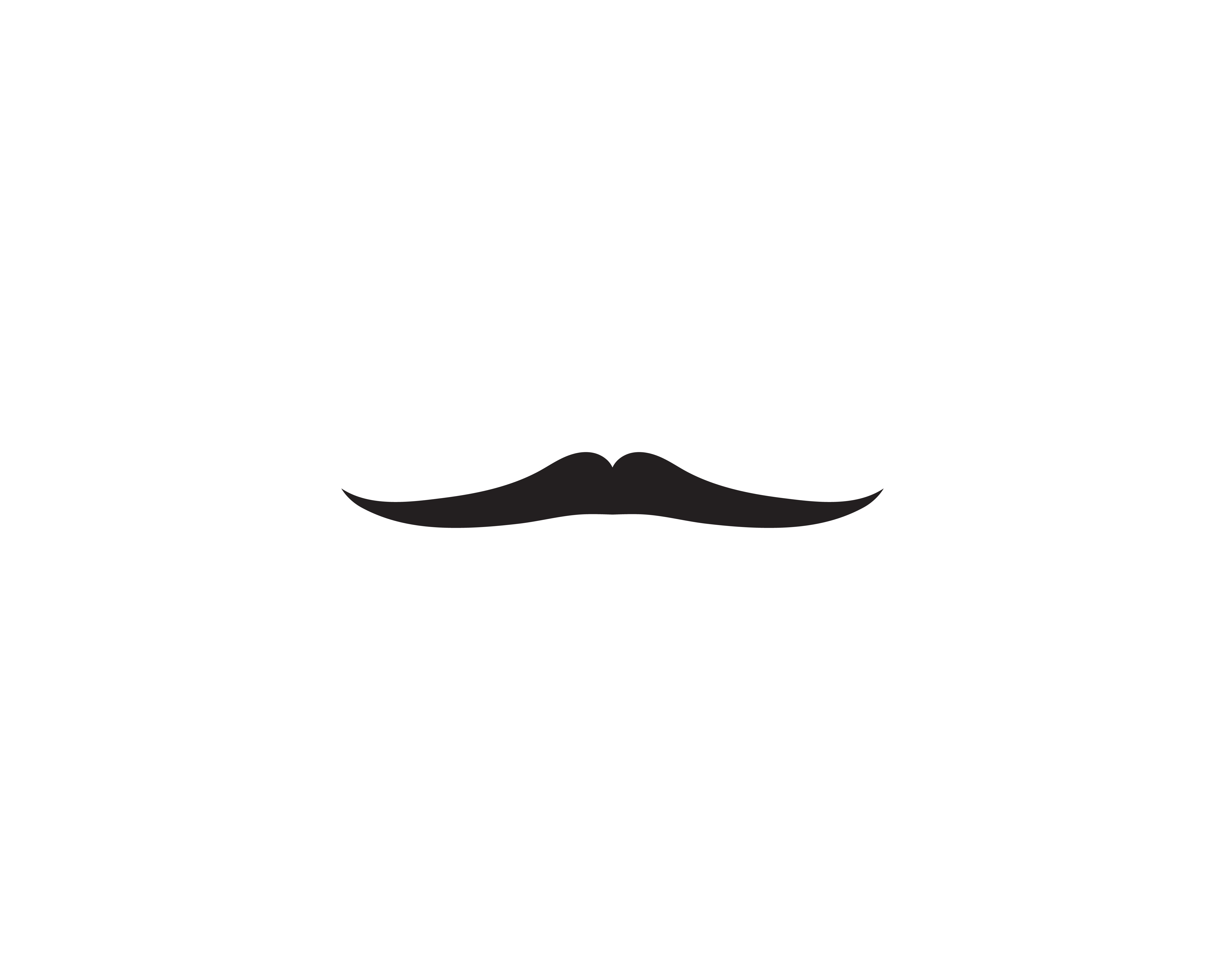 moustache logo vector template 596522 Vector Art at Vecteezy