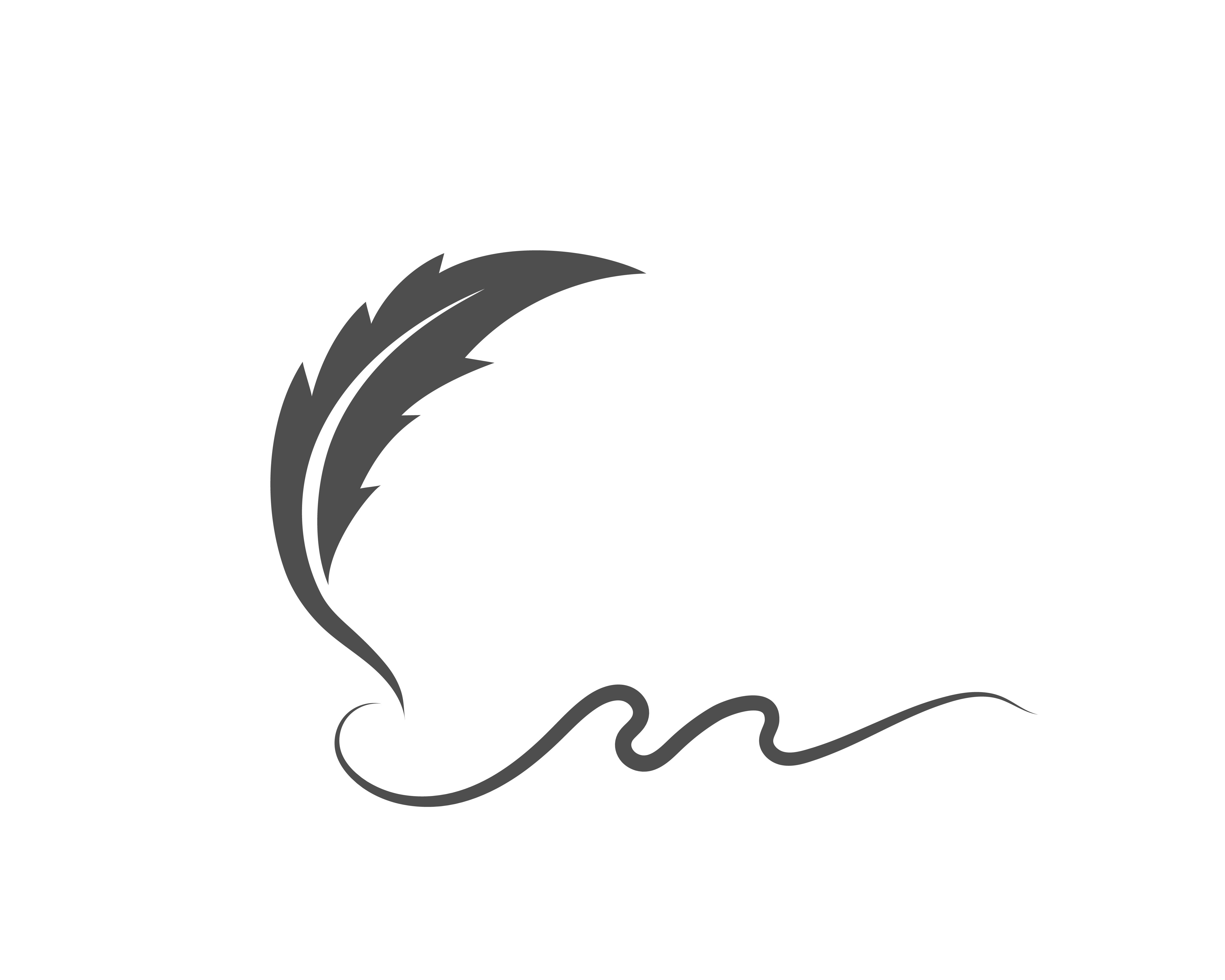 Download feather logo vector template sign - Download Free Vectors ...