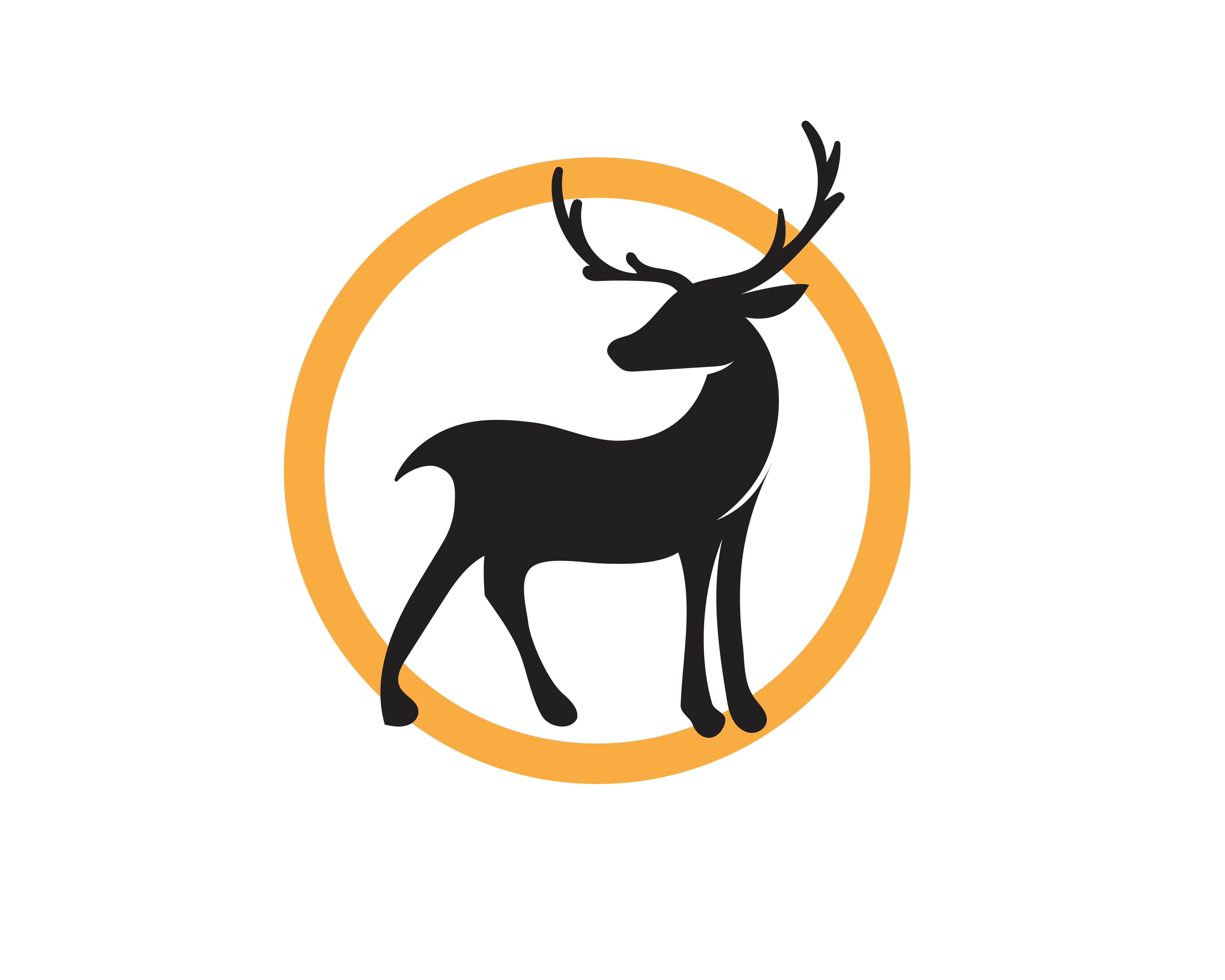 Deer vector icon illustration design 596600 - Download Free Vectors, Clipart Graphics & Vector Art