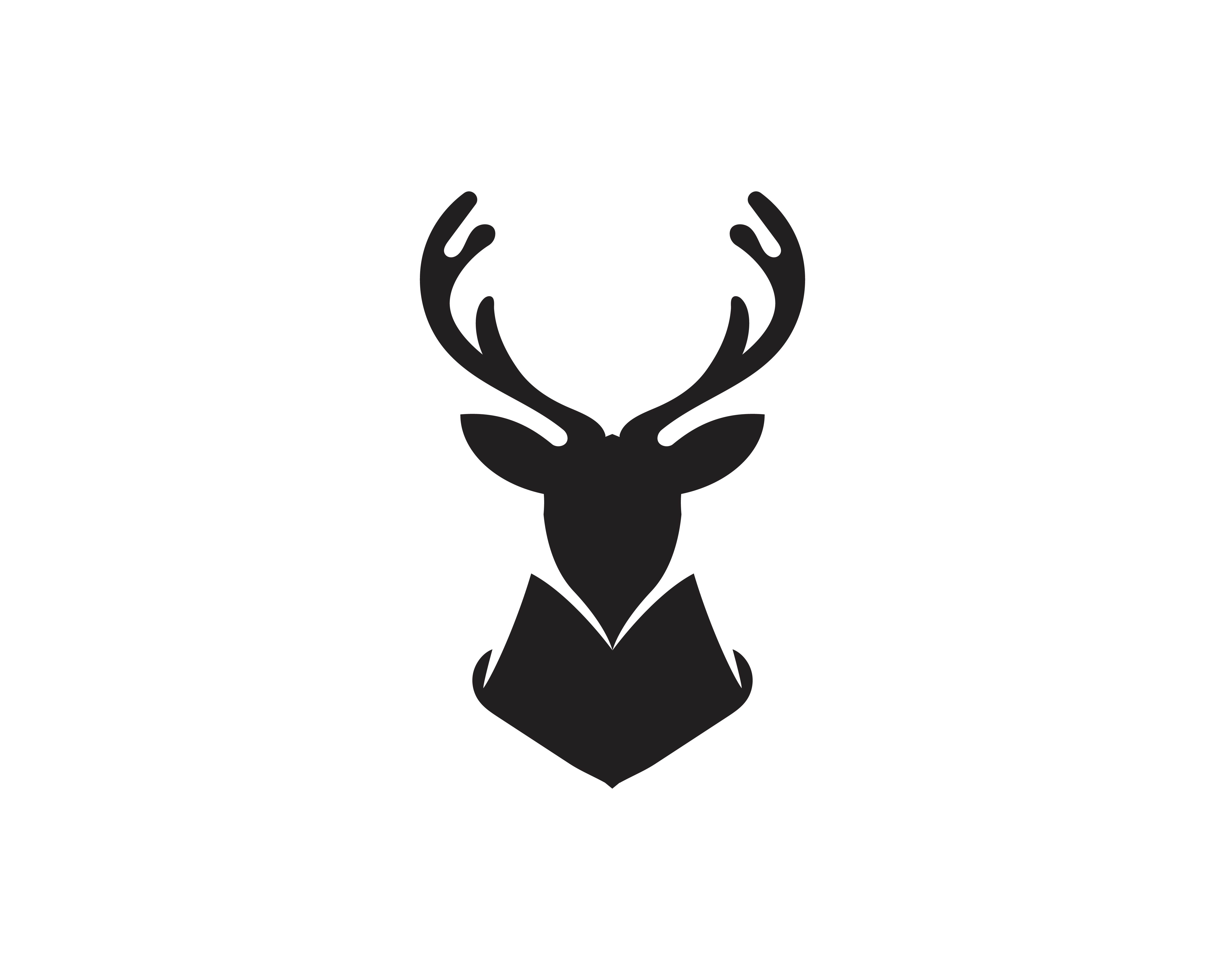 Deer vector icon illustration design 596933 Vector Art at Vecteezy