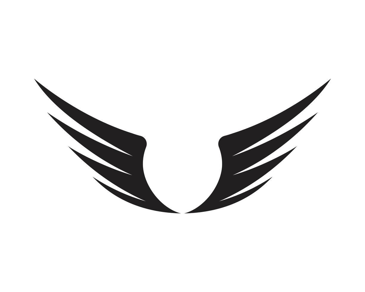 Wing logo and symbol business template 597077 Vector Art at Vecteezy