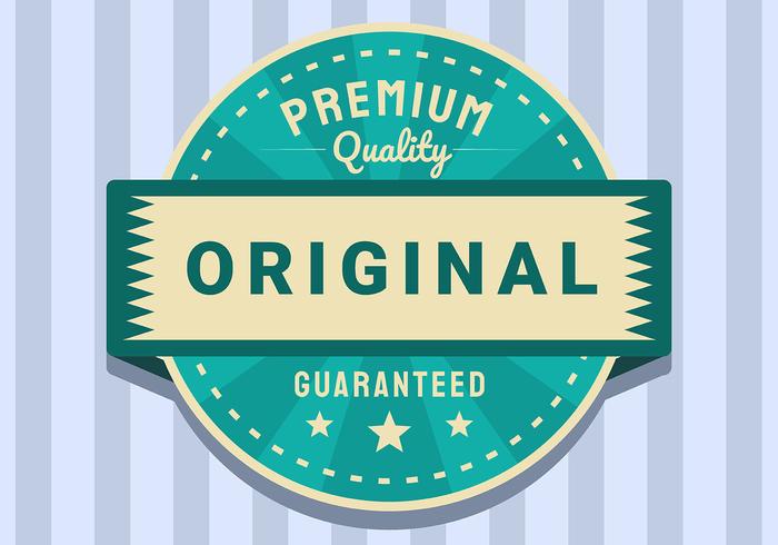 Retro Label on Striped Background 597094 Vector Art at Vecteezy