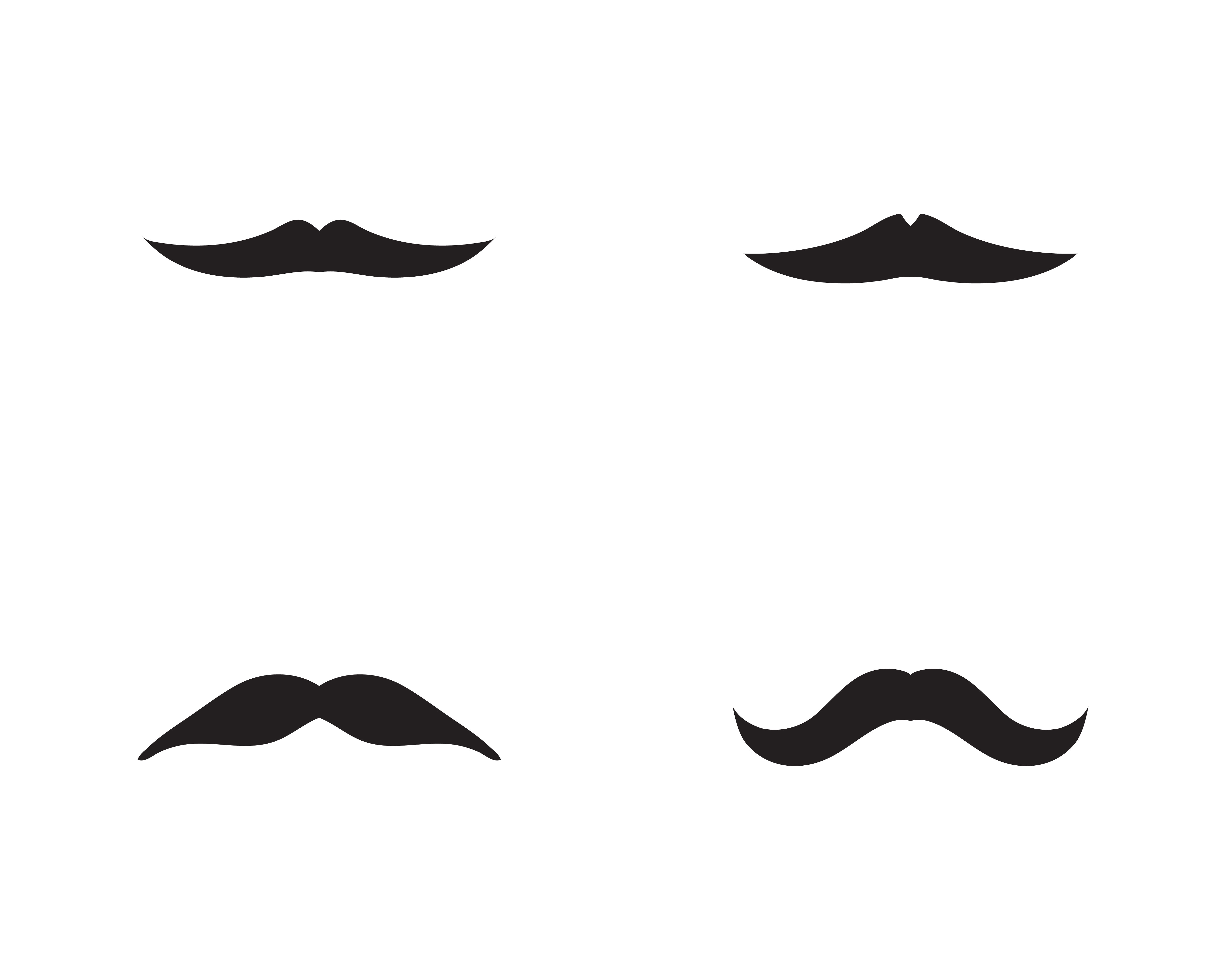 moustache logo vector template 597258 Vector Art at Vecteezy