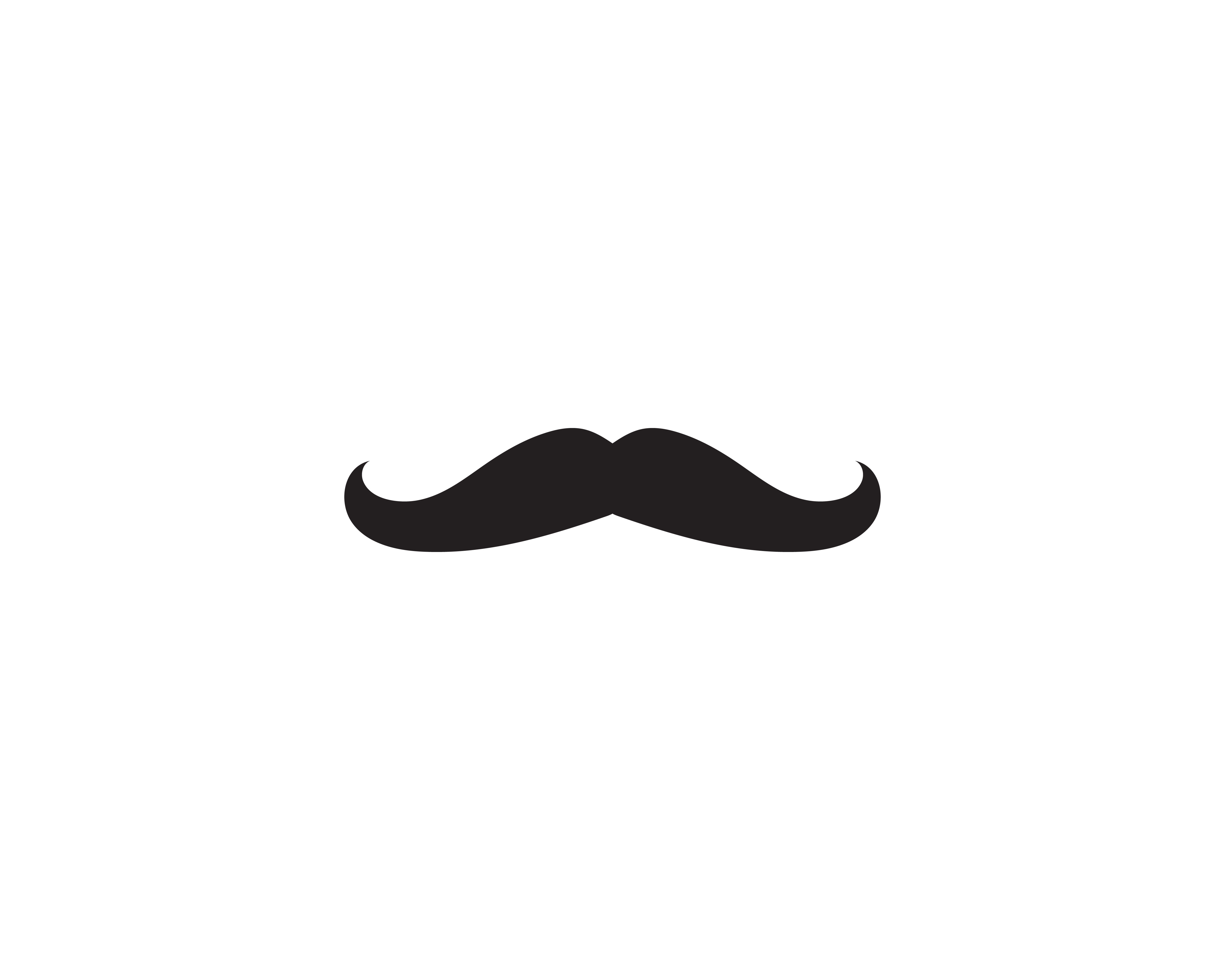 Mustache Lips Vector