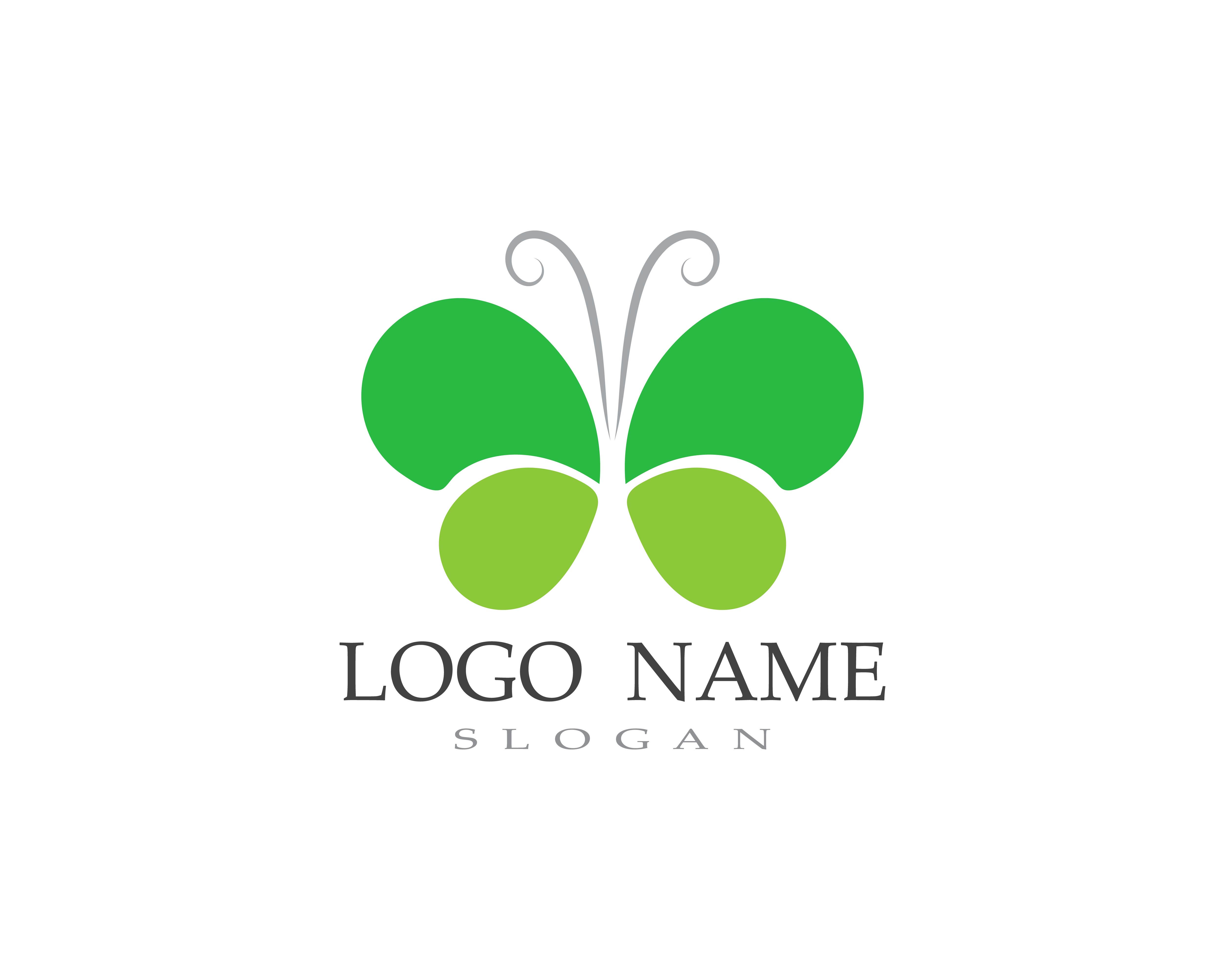 Butterfly logo and symbol Vector 597373 Vector Art at Vecteezy