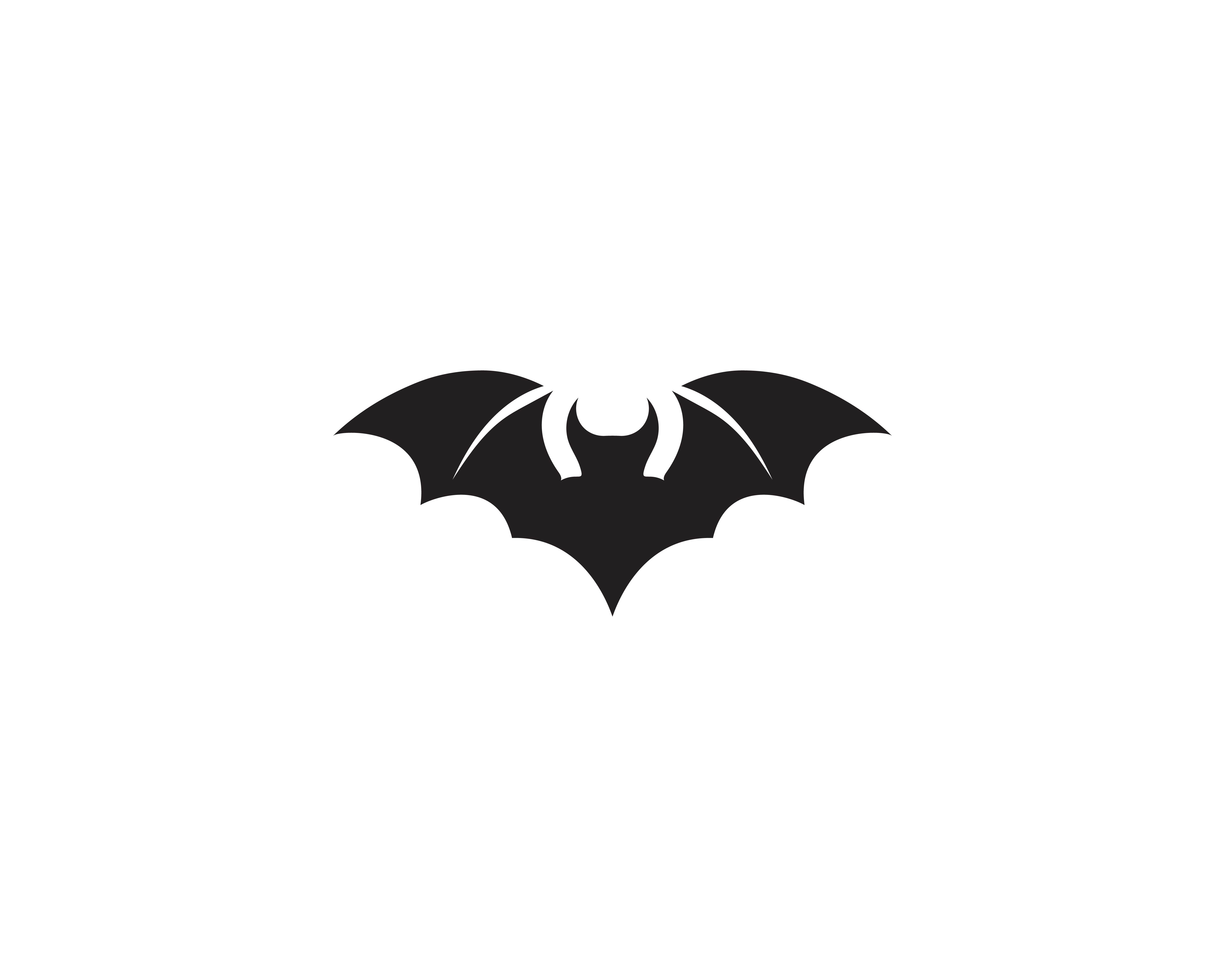 bat vector icon logo template 597385 Vector Art at Vecteezy