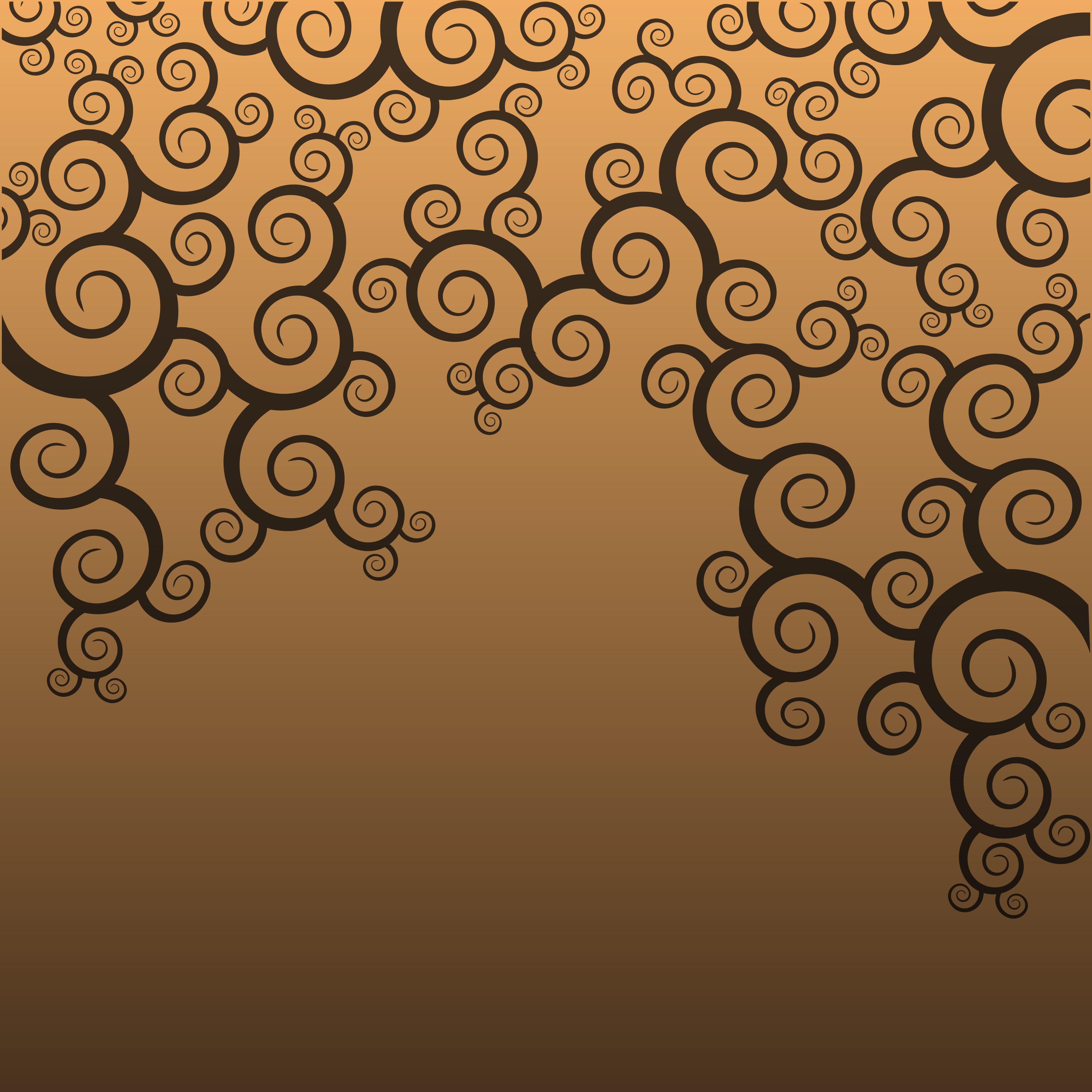 Vector abstract swirls pattern in brown background 597759 Vector Art at