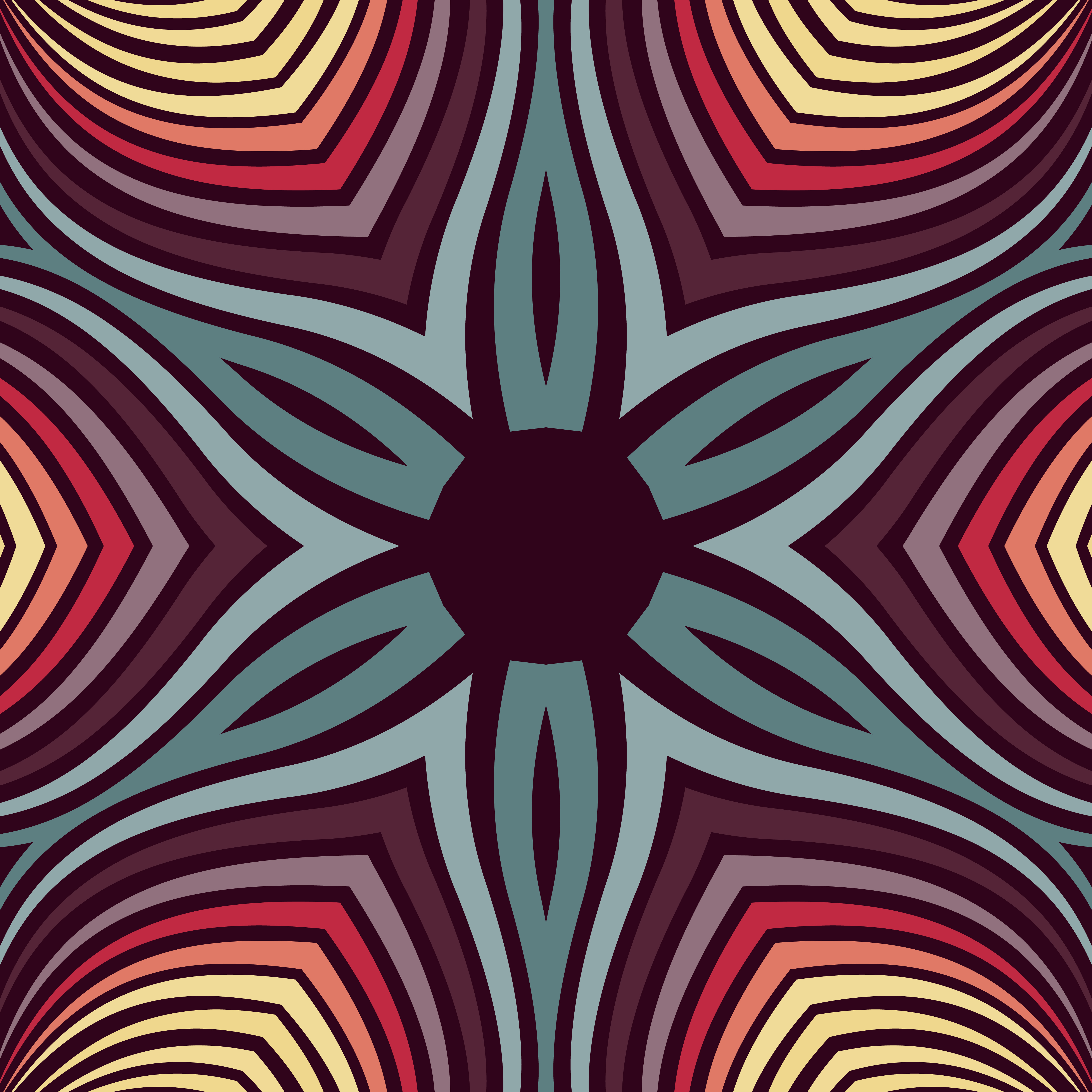 Abstract Swirl decoration with retro color background 597854 Vector Art