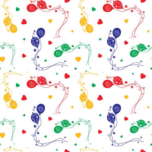 Happy birthday pattern Background