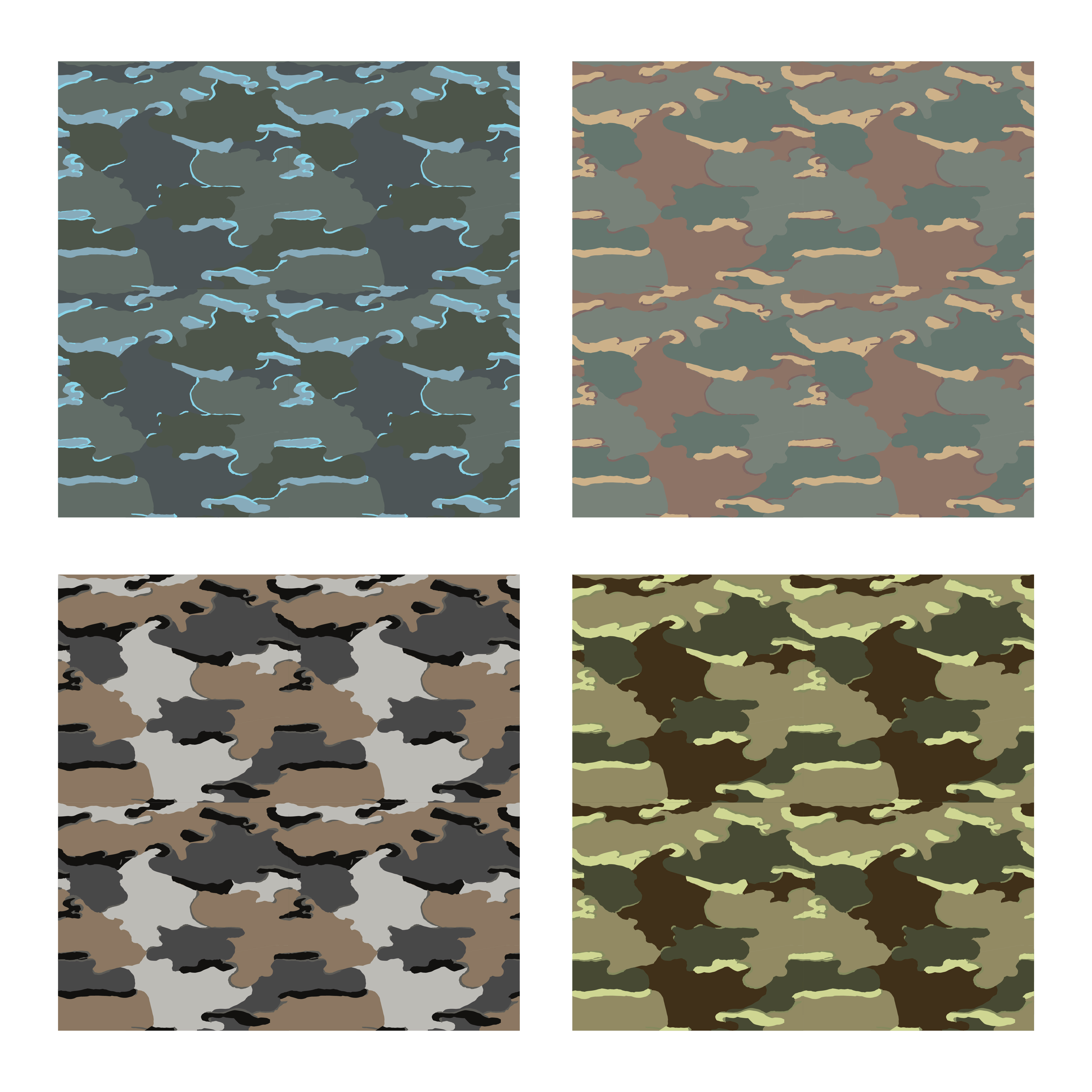 camouflage pattern design with different color - Download ...