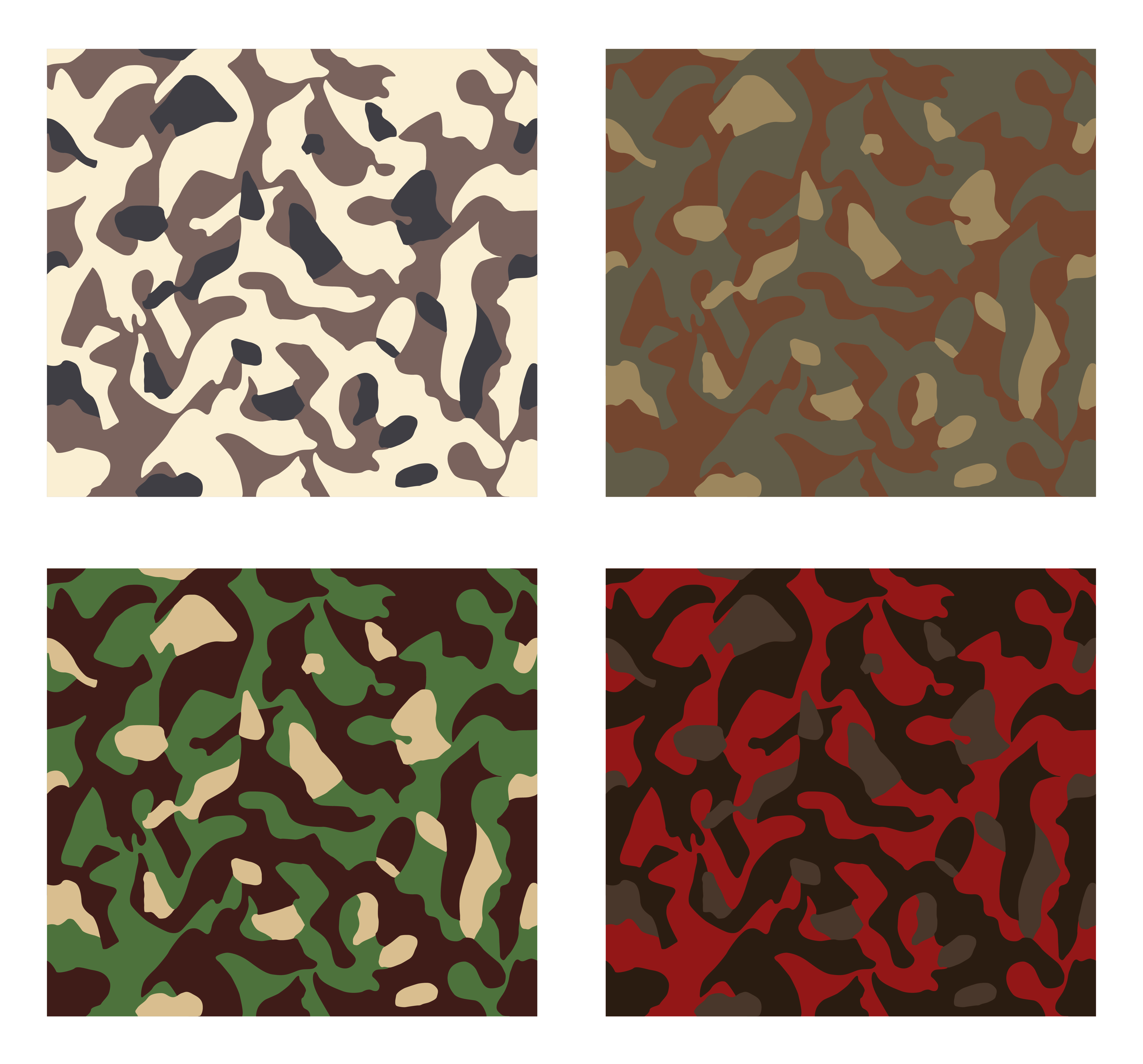camouflage pattern design with different color 598099 Vector Art at