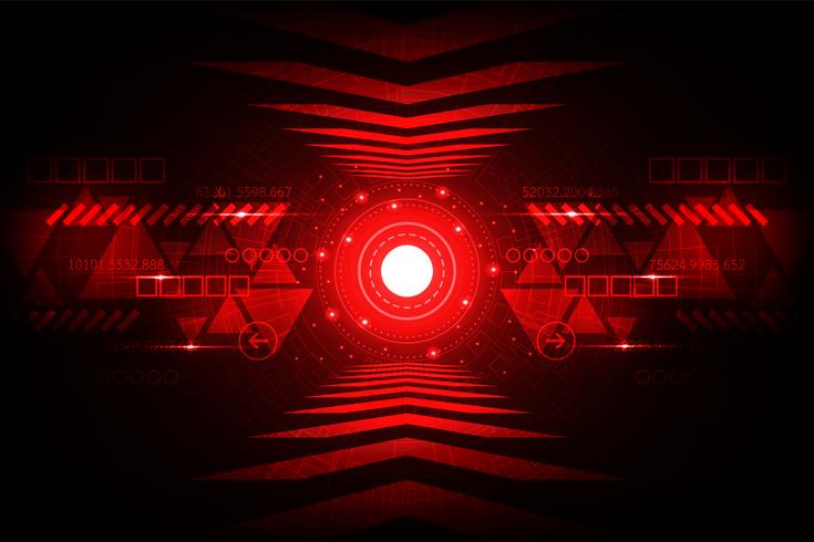 Into the digital work. vector
