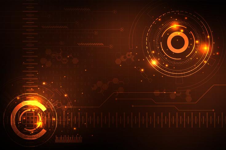 Vector background in the concept of technology.